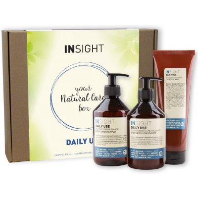 Insight Daily Use šampon 400 ml + kondicionér 400 ml + maska 250 ml dárková sada