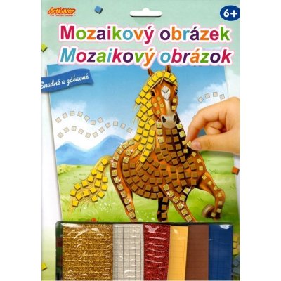 Artlover Mozaikový obrázek Hnědý kůň – Zbozi.Blesk.cz