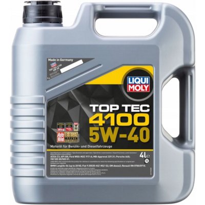 Liqui Moly TOP TEC 4100 5W-40 5 l 9511 – Hledejceny.cz