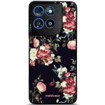 Mobiwear Glossy Lesklý Motorola Moto G57 Power G040G růže na černé – Zboží Živě