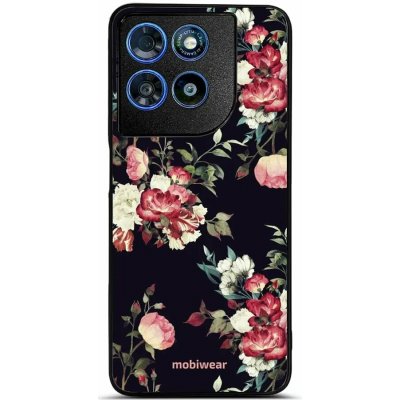 Mobiwear Glossy Lesklý Motorola Moto G57 Power G040G růže na černé – Zboží Živě