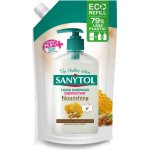 Sanytol vyživující Mandlové mléko & Mateří kašička dezinfekční mýdlo náhradní náplň 500 ml – Sleviste.cz