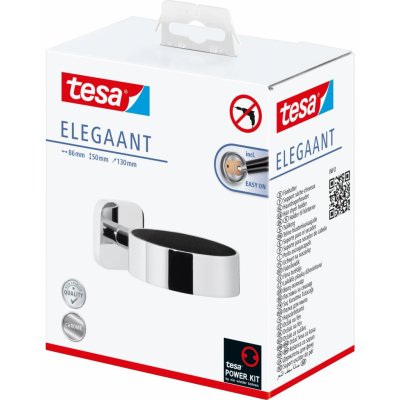 Tesa Držák na fén Elegaant chrom 50x130x86mm – Zboží Dáma