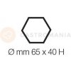 Pečicí forma Pavoni Pomůcka pro vytahování upečených výrobků z formy hexagon 65x40 mm EES