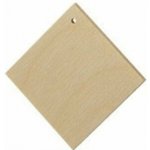 Dřevěný polotovar pro výrobu bižuterie - čtverec 2 cm – Hledejceny.cz