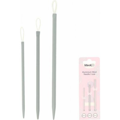 Ideal hliníkové jehly na vlnu 3 velikosti – Hledejceny.cz