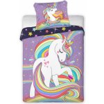 Detexpol povlečení Jednorožec Duha 100x135 cm 40x60 cm – Zboží Dáma