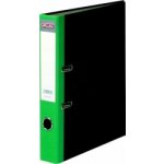Herlitz pákový pořadač A4 5 cm mramor zelený hřbet – Zboží Živě
