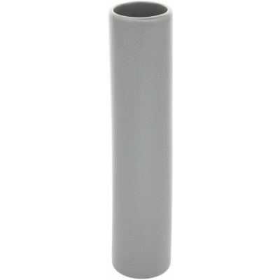 Keramická váza Tube, 5 x 24 x 5 cm, šedá – Zboží Mobilmania
