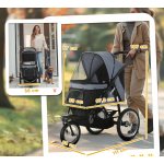 PawHut Kočárek pro psy 111 x 58 x 107 cm – Sleviste.cz