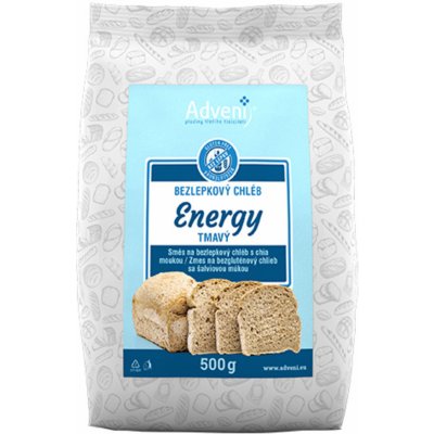 Adveni Bezlepkový Energy chléb s chia moukou 500 g