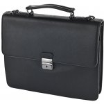 Kožená aktovka Nivasaža N1701-MRV-B černá – Zboží Mobilmania