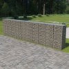 Branka Gabionová zeď s víky z pozinkované oceli 600 x 50 x 150 cm - Default Title