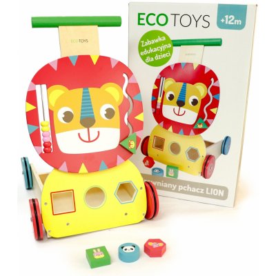 EcoToys dřevěné edukační 2v1 Lvíček – Zboží Mobilmania