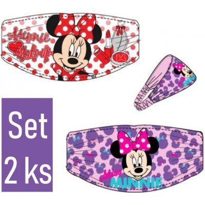 SunCity Čelenka do vlasů Minnie Mouse Disney set 2 ks – Zboží Mobilmania