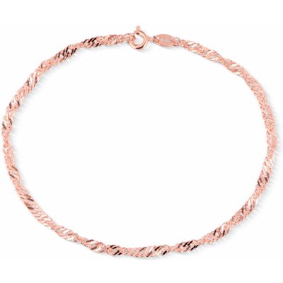 Olivie stříbrný náramek Singapore ROSE 7632 – Zboží Mobilmania