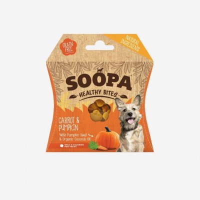 Soopa Pets Zdravé kousky Soopa s mrkví a dýní 50 g – Zboží Mobilmania