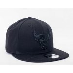 New Era 9FIFTY NBA Black on Black Chicago Bulls Snapback Black/Black – Zboží Mobilmania