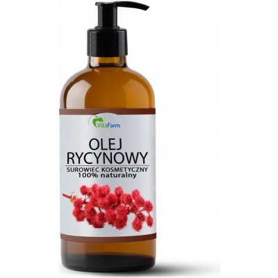 Vitafarm Ricinový olej nerafinovaný 100% 500 ml – Sleviste.cz