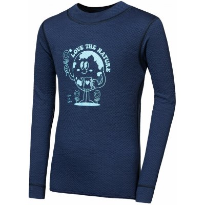 Sensor Merino DF PLANET dětské triko dl.rukáv deep blue – Zboží Dáma
