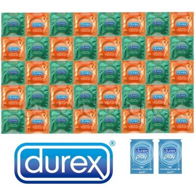 Balíček Durex Orange Apple 40 kondomů + 2x Durex lubrikační gel – Zbozi.Blesk.cz