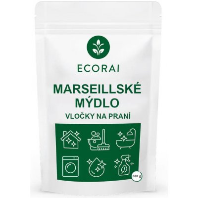 Ecorai Marseillské mýdlo, vločky na praní, originál 300 g – HobbyKompas.cz