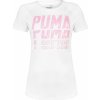 Dámská Trička Puma Repeat Word T Shirt Ladies white Pink