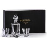 Crystalite Bohemia Whisky set Quadro (1 karafa + 6 sklenic) – Hledejceny.cz