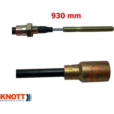 Knott Lanovod brzdový 930/1140 mm, závit M8 – Zboží Dáma