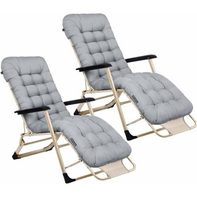 Sofotel 286402 s polštářkem ChillWell 2 ks světle šedé – Hledejceny.cz