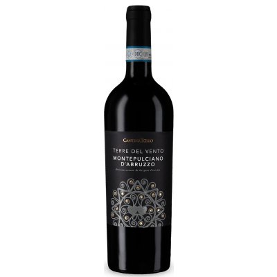 Cantina Tollo Terre del Vento Montepulciano d'Abruzzo 2023 Červené suché 13% 0,75 l (holá láhev) – Hledejceny.cz