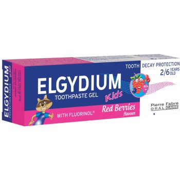 Elgydium KIDS gel.ZP s fluorin.2-6 let 50 ml jahoda