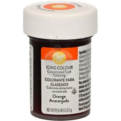 Wilton 0266 Gelová barva - oranžová 28 g – Zboží Dáma