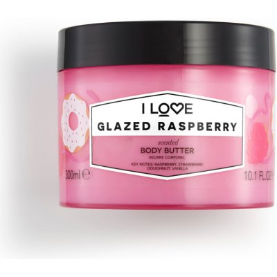 I Love tělové máslo Glazed Raspberry (Body Butter) 300 ml – Zbozi.Blesk.cz