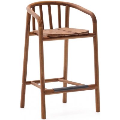 Kave Home Turqueta 65 cm židle Teaková zahradní barová – Hledejceny.cz