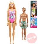 Barbie v plavkách Růžové s květiinami – Zboží Dáma