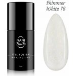 NANI gel lak Amazing Line Shimmer White 5 ml – Sleviste.cz