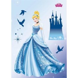 Komar 14016 Samolepky na zeď Disney Princess sen rozměr 50 cm x 70 cm