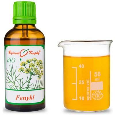 Bylinné kapky FENYKL OBECNÝ BIO kapky tinktura 50 ml – Hledejceny.cz