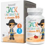 Laktobacily JACK LAKTOBACILÁK Imunit+vit.D3 36 tablet – Hledejceny.cz