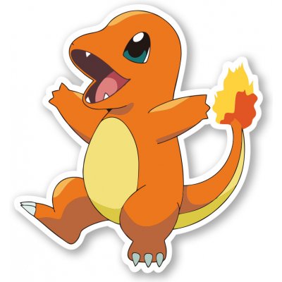 Pokémon Samolepka Charmander – Hledejceny.cz