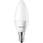 Philips žárovka LED svíčka, 5,5W, E14, teplá bílá – Zboží Živě