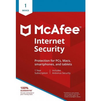 McAfee Internet Security 1 lic. 1 rok (MCA-IS202011)