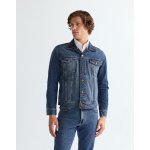 Wrangler pánská džínová bunda W4481514V modrá – Zboží Dáma