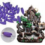Deni Carte Vodopád Aromaterapie Backflow 21 cm + 12 kadidla – Hledejceny.cz