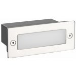 ACA Lighting LED zápustné nástěnné svítidlo PAS 2W/230V/6000K/100Lm/120°/IP54/IK08, matný nikl – Hledejceny.cz