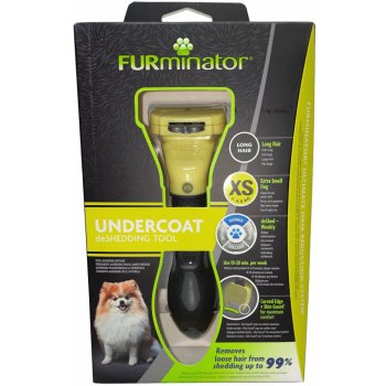 FURminator hrablo Dlouhá srst XS