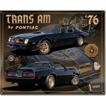 Plechová cedule Pontiac 1976 Trans Am 30 cm x 38 cm – Zboží Mobilmania