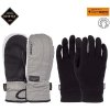 Pow Ws Crescent GTX short mitt warm ash