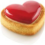 Silikomart Formičky na tartaletky srdce TARTE RING RÁFKY AMORE 8x7 cm 8 ks – Sleviste.cz